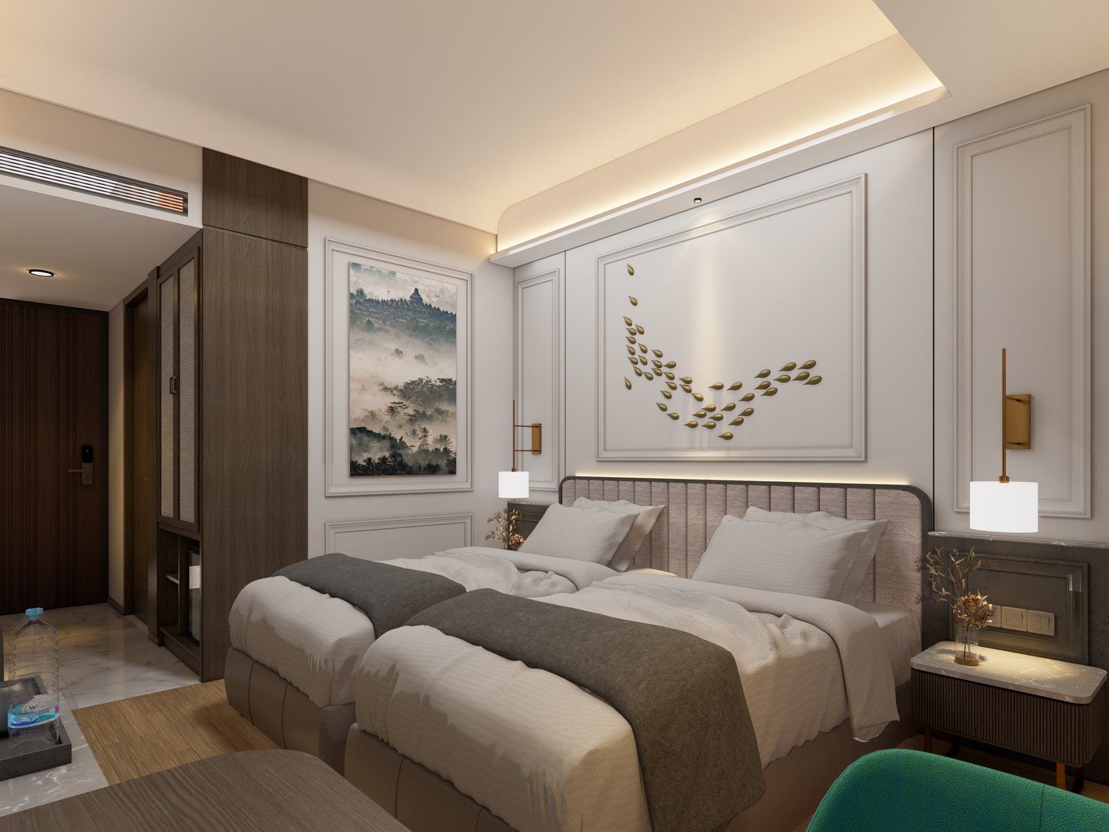 INTERIOR BEDROOM & TOILET (DELUXE ROOM) Image[2]